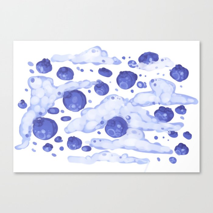 Blueberry Sky Canvas Print
