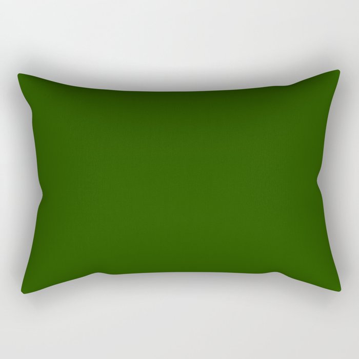 Beneath the Trees Green Rectangular Pillow