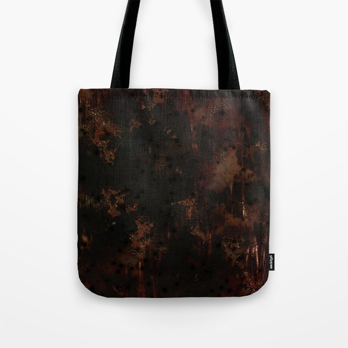 Grunge Rusty Brown Tote Bag