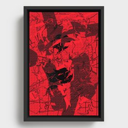 Shadow of the Samurai Framed Canvas
