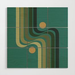 Abstraction_NEW_SUN_STREAM_RIVER_FLOW_LINE_POP_ART_0430B Wood Wall Art