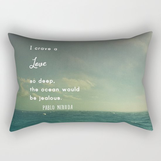 Deeper Than the Ocean Rectangular Pillow