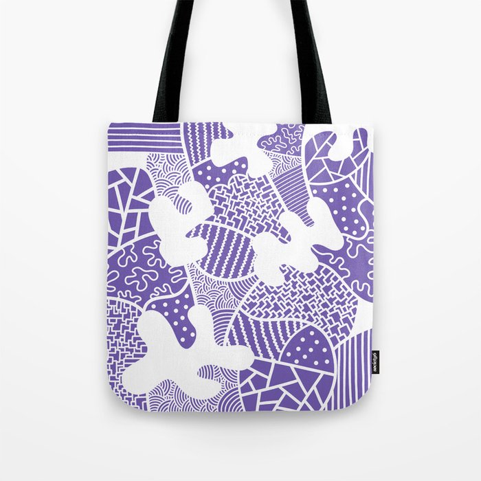 Geometrical pattern maximalist 18 Tote Bag
