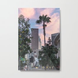 Palm City Sunset Metal Print