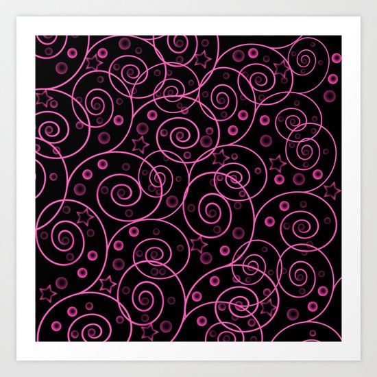 Abstract pattern. Art Print