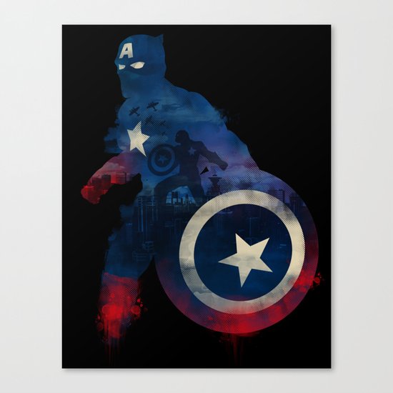 For Truth And Justice Canvas Print