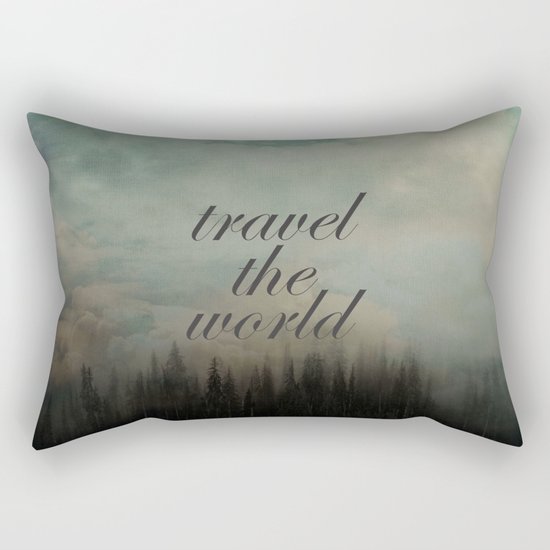 Travel the world Rectangular Pillow
