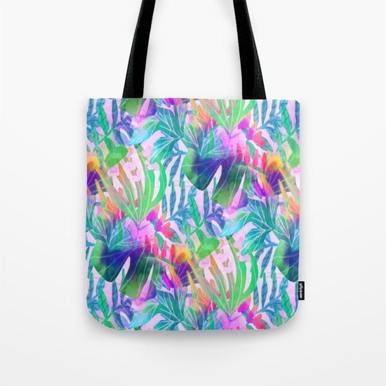 Pink Hawaiian Tote Bag