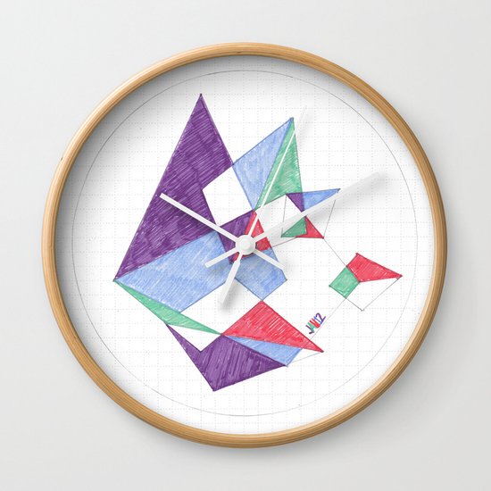 Kite-netic #1 Wall Clock
