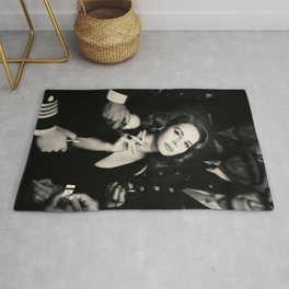 Lan-a Del Rey Poster Music Singer Poster Canvas Painting Wall Art Picture for Living Room Home Decor (No Frame) Rug