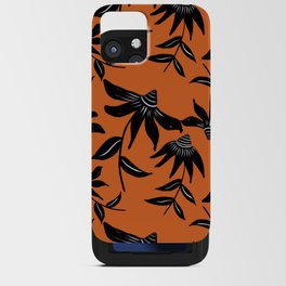 echinacea - orange iPhone Card Case