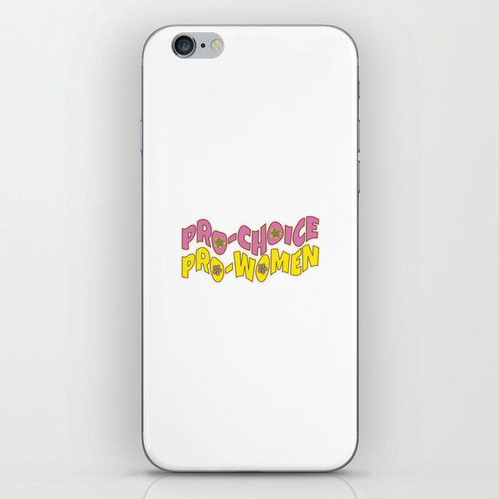 Pro Choice Trippy Typography iPhone Skin