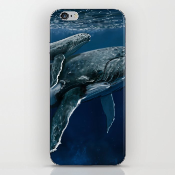 Humpback Whale Mother & Calf iPhone Skin