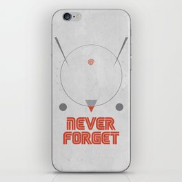 Never Forget iPhone Skin