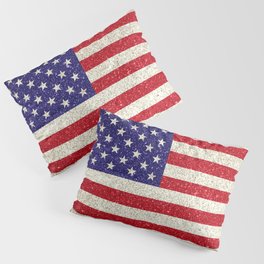 Glitter USA Flag Pillow Sham