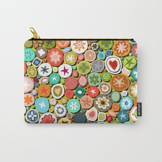 millefiori yellow Carry-All Pouch