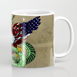 Awesome eagle with snake  Coffee Mug