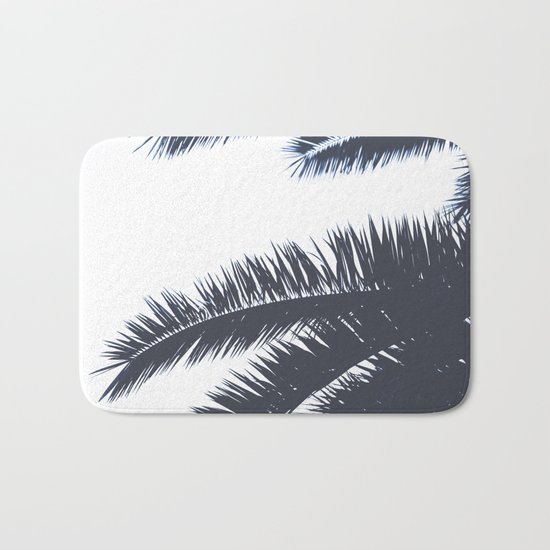 Palm Tree leaves abstract III Bath Mat