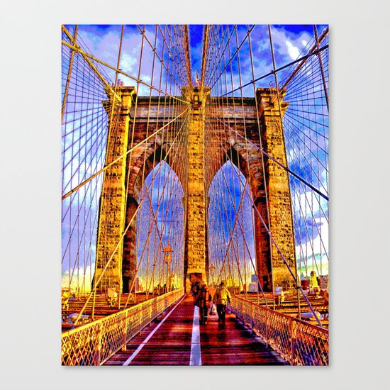 Brooklyn bridge NY Canvas Print