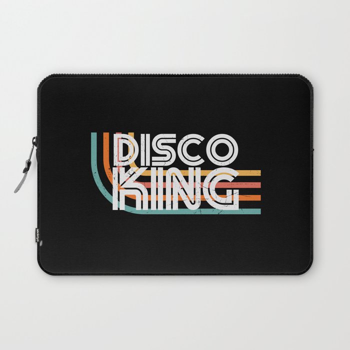Disco King 80s aesthetic gifts and 80's shirts Laptop Sleeve
