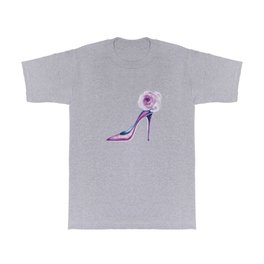 Fashion Illustration: Floral Pump T Shirt