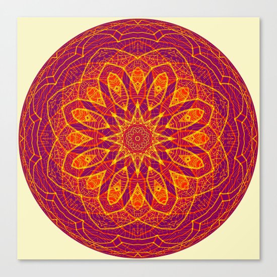 Kaleidoscope Sphere Canvas Print