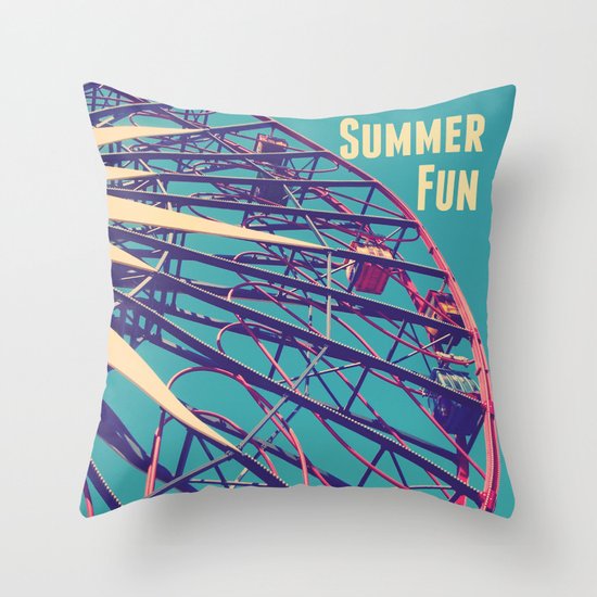 Summer Fun Throw Pillow