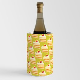 Tropical Cake Pattern - Green Wine Chiller