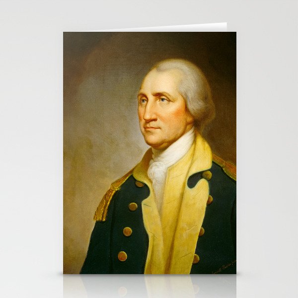 George Washington, 1859 by Rembrandt Peale Stationery Cards
