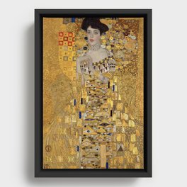 Lady in Gold by Gustave Klimt Framed Canvas