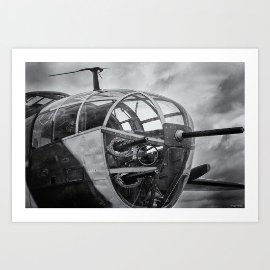 B-25 Nose Guns Art Print
