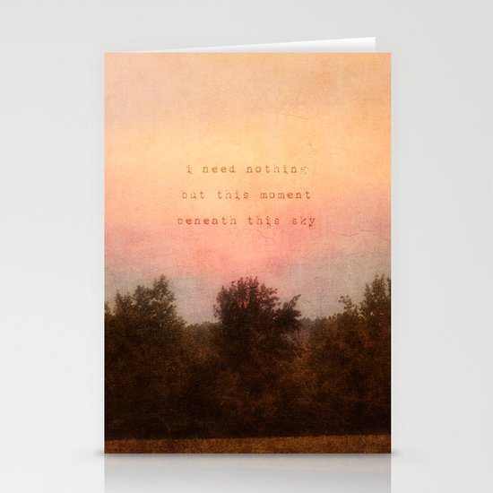 lucy in the sky Stationery Cards
