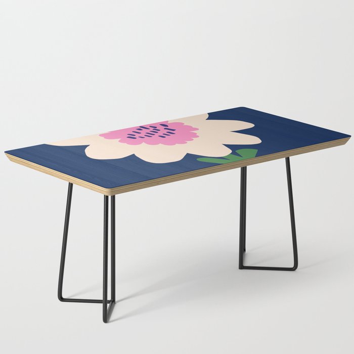 Sunflower - navy & pink Coffee Table