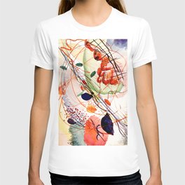 Wassily Kandinsky - Aquarell print in high resolution by Wassily Kandinsky (1866–1944), litograph print Bauhaus T Shirt