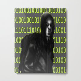 F*** Society (Elliot Alderson - Mr. Robot) Metal Print | Hacker, Digital, Programming, Ecorp, Evilcorp, Elliotalderson, Thriller, Tvshow, Binarycode, Tech 