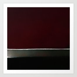 The Blood Red Sky | Abstract Painting Art Print