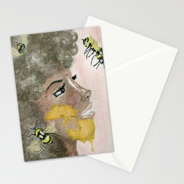 Dripping Melanin and Honey Stationery Cards