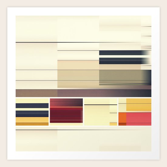 SS/lines17 Art Print
