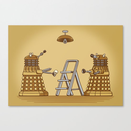 Dalek DIY Canvas Print