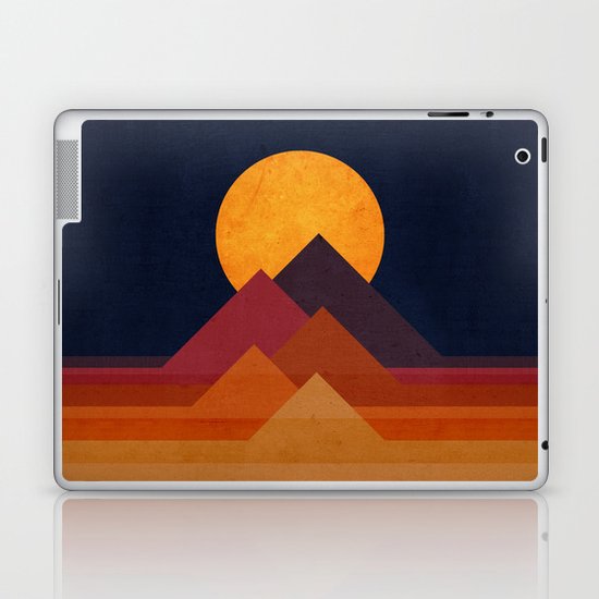 Full moon and pyramid Laptop & iPad Skin