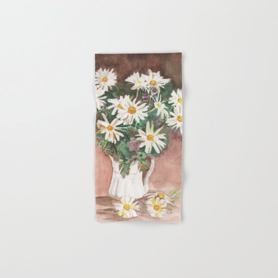 Still Life of Daisies Hand & Bath Towel