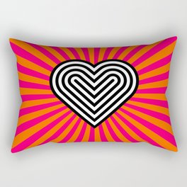 Pop art heart Rectangular Pillow