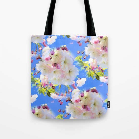 Cherry Blossom Girl Tote Bag