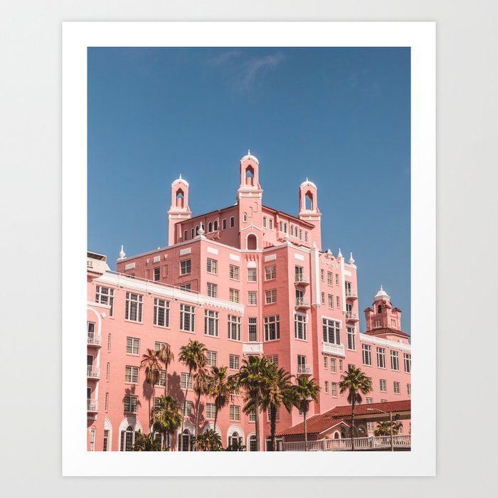 The Pink Hotel -- St. Pete Beach, FL Art Print