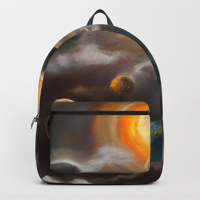 Floating planets in a sea of clouds Backpack