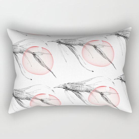 fish and caviar Rectangular Pillow