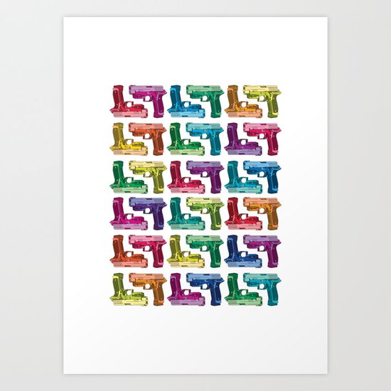Pow Pow Art Print