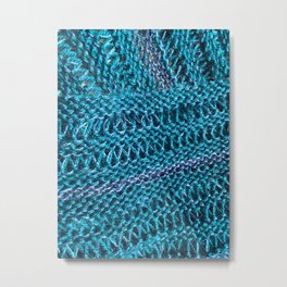 Sea Level Metal Print | Digital, Hand Knit, Photosofknitting, Photo, Knitting, Knit, Color 