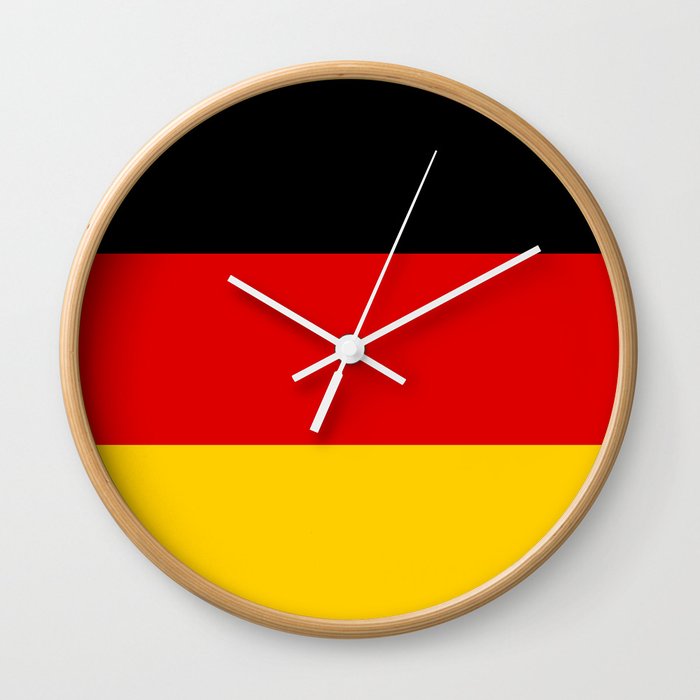 German Flag Wall Clock