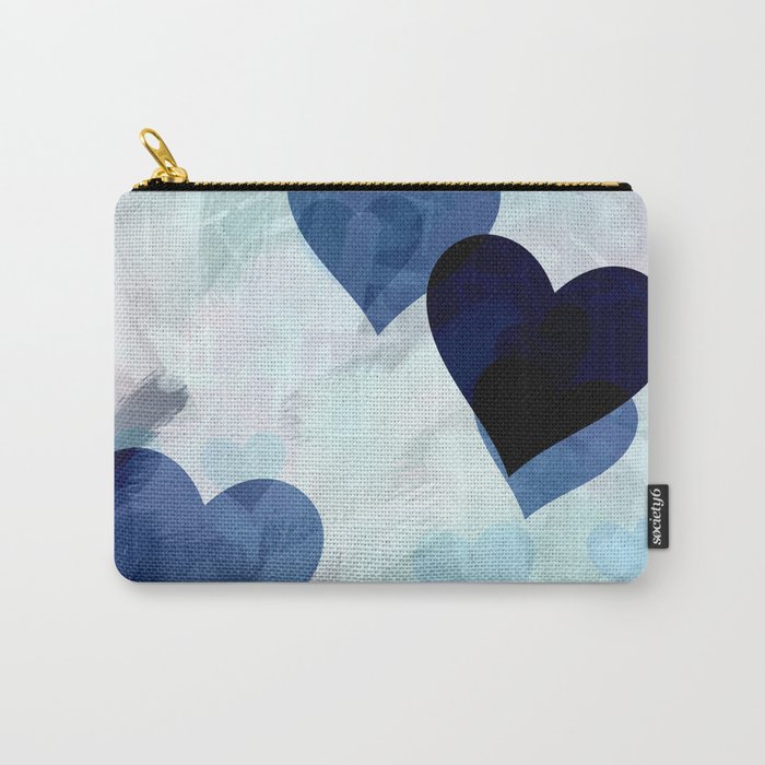 Blue Love Carry-All Pouch